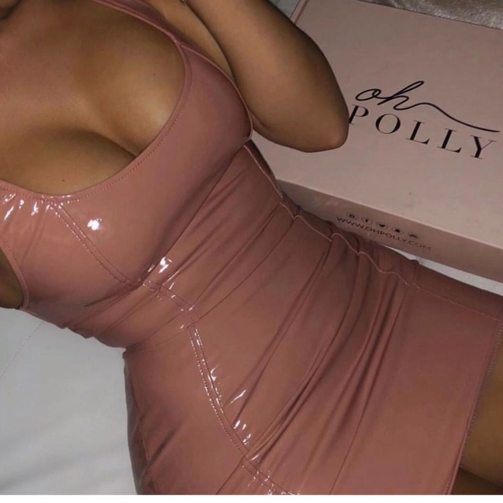 Oh Polly Mauve Mini Bodycon Dress